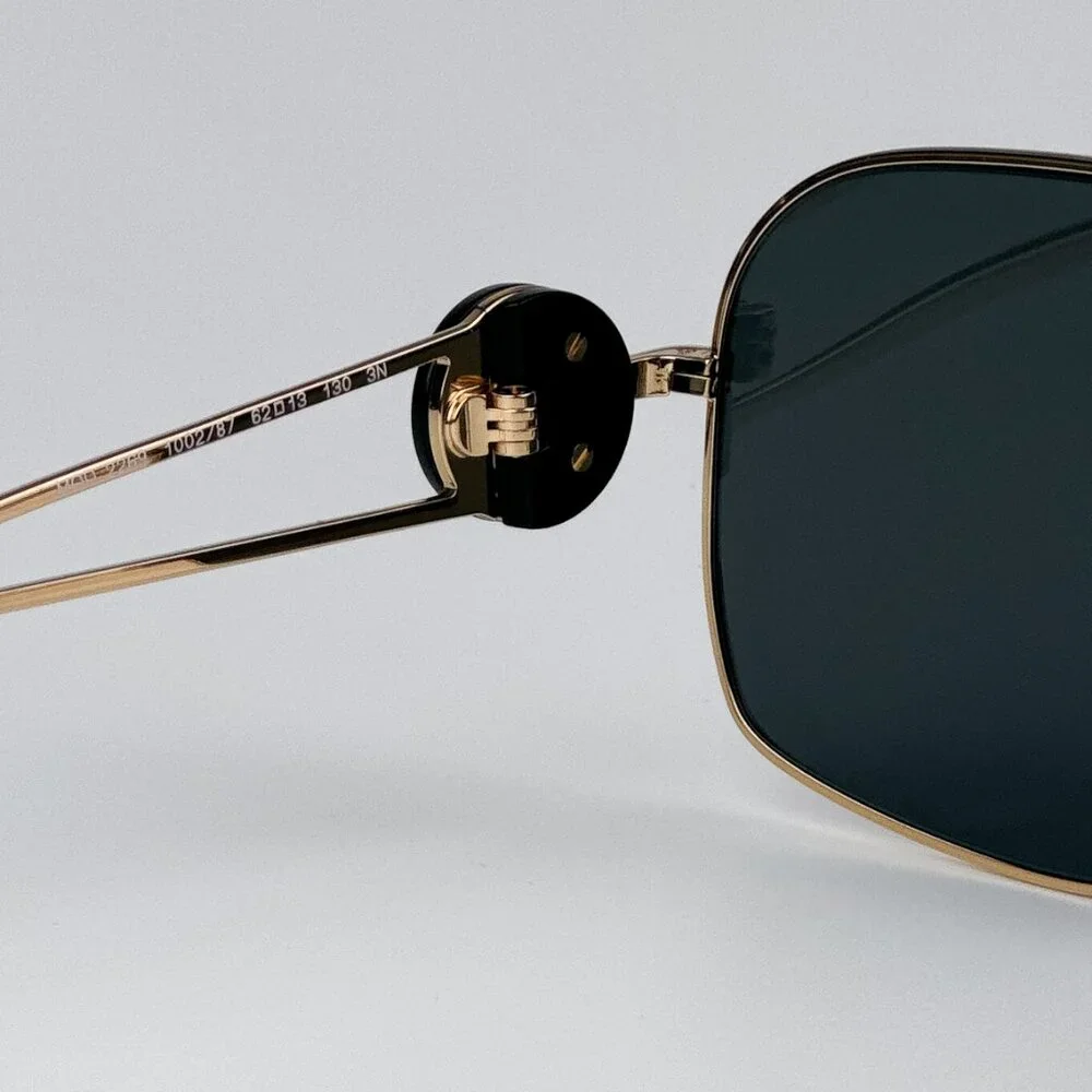 Versace VE2269 100287 BRAND NEW Sunglasses Gold Dark Grey Pilot Unisex